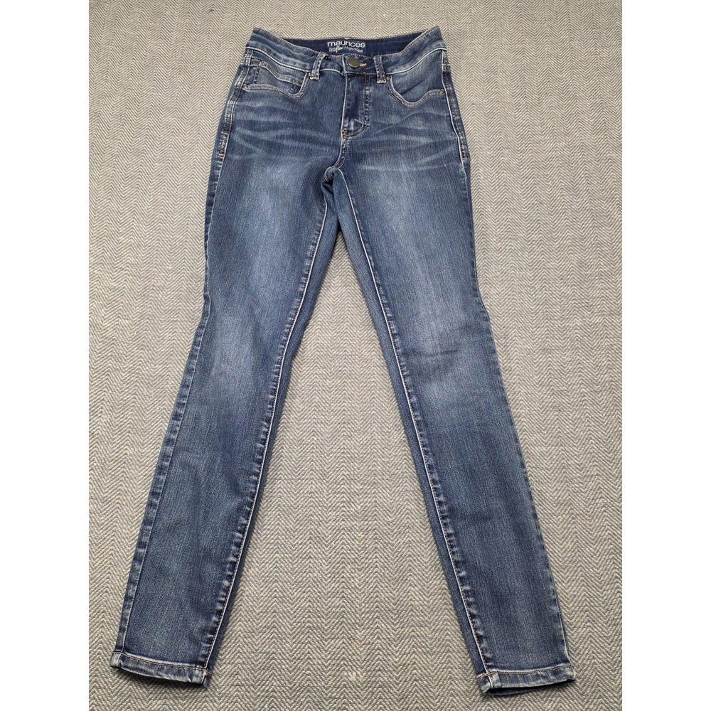 Maurices Everflex High Rise Skinny Jeans Medium Wash Size 0 Short